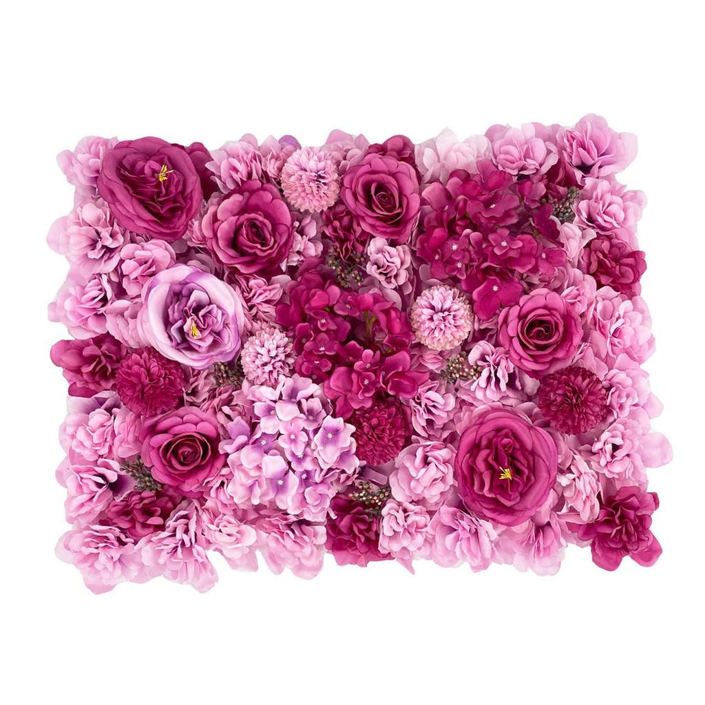 Artificial Flower Panel Decorative Romantic Valentines Day Gifts Rose Backdrop for Wedding Event Stage Valentines Day Wall Decor