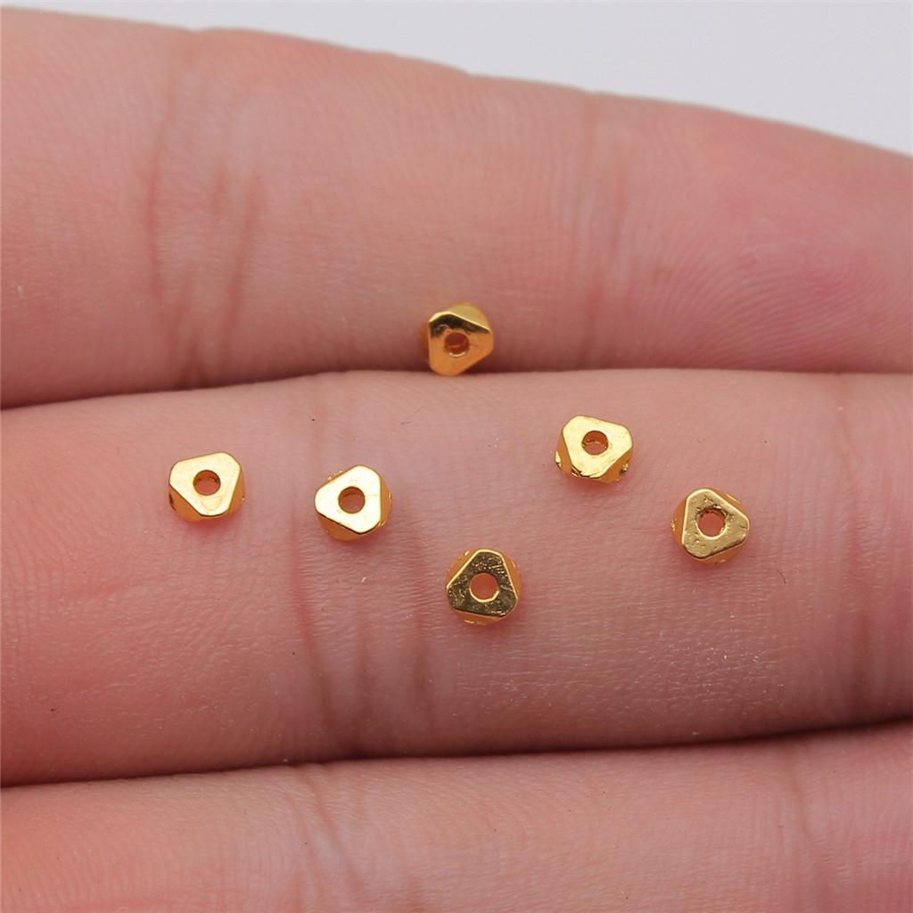 

Аксесуари Деталі Маленькі Тороїдальні Роздільні Намистини Мінімалістичні Ювелірні Компоненти ZA047 A29-100pcs-4x4mm