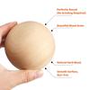 NOLITOY Wooden Balls, 9cm Diameter, Set of 2. Made from solid wood. Perfect for crafts, woodworking, DIY projects, tole painting, decorations,