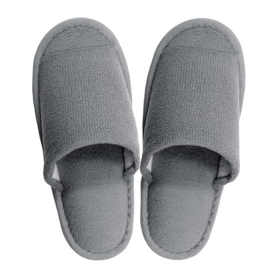 color shop slippers light gray