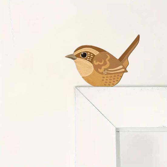 Wooden Bird Door Topper Lifelike Bird Door Corner Frame Sign for Home Wall Decor Housewarming Gift for Bird Lovers