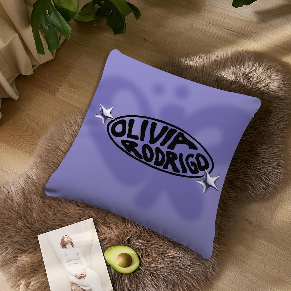 Singer O-Olivia R-Rodrigo Pillow Case Living Room Home Sofa Office Shop Cover Printing Comfort Decoration Nordic Simplicity