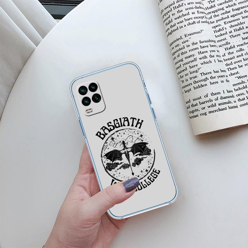 Fourth Wing Transparent Phone Case for Motorola Moto G7 G8 G9 G84 G85 G73 G24 G15 Z2 Play Power Plus