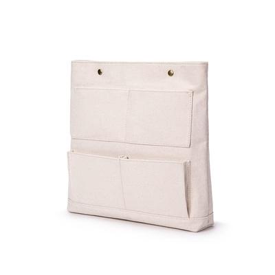 YONBEN Kosmetiktasche Handtaschen-Einsatz, Leinwand-Geldbörsen-Organizer, Organizer-Einsatz, Kosmetiktasche (L, Beige)