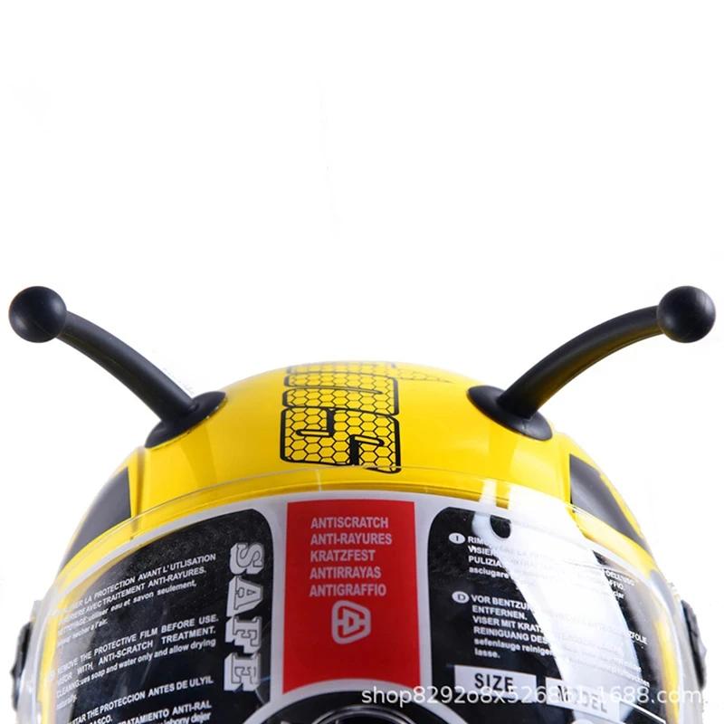 Silicone motorcycle helmet antenna bee snail tentacle angle personalized decorative accessories