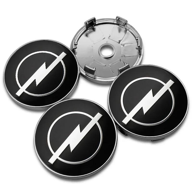 4PCS Opel Corsa Astra Antara Mokka Insignia Grandland Logo Car Steering Wheel Wheel Center Emblem Badge Sticker Decal Styling