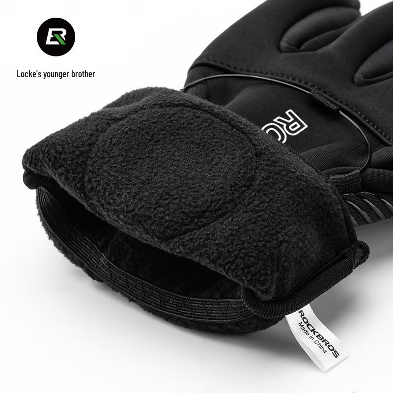 ROCKBROS Windproof Warm Full Finger Cycling Gloves