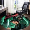 1pc Harry Potter, Sword of Gryffindor Office Round Area Rug, Under Office Chairs Bedroom Living Room Home Decor  a1022252