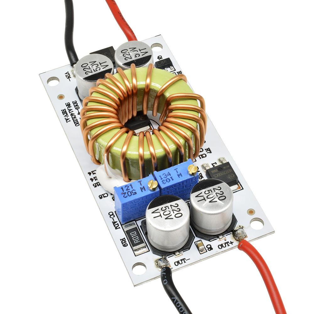 500W 15A Power Supply Module DC-DC 8.5V-48V to 10V-50V Step Up Boost Converter CC CV Voltage Regulator Laptop Power Transformer