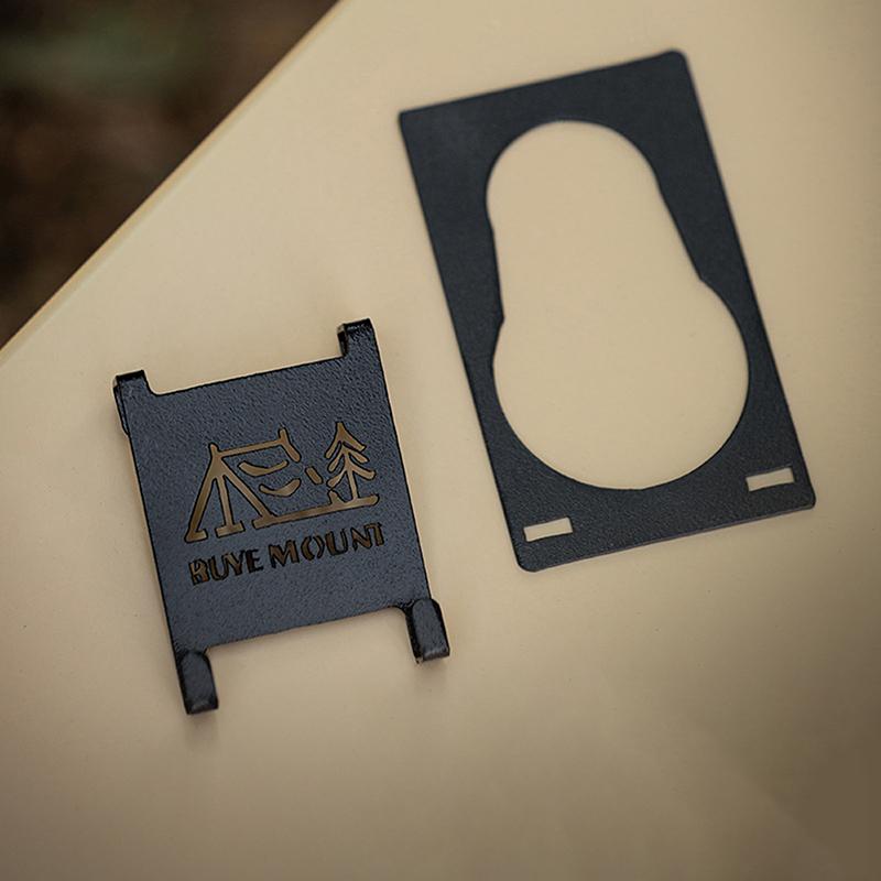 1 Piece Outdoor Burner Gas Tank Hook Portable Table Storage Hook Camping Butane Gas Tank Snap-On Table Camping Hook