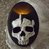 Halloween Skull Head Candle Holder Scary Skeleton Head Wall Mounted Candle Sconce Home Bar Restaurant Decorative Candlestick