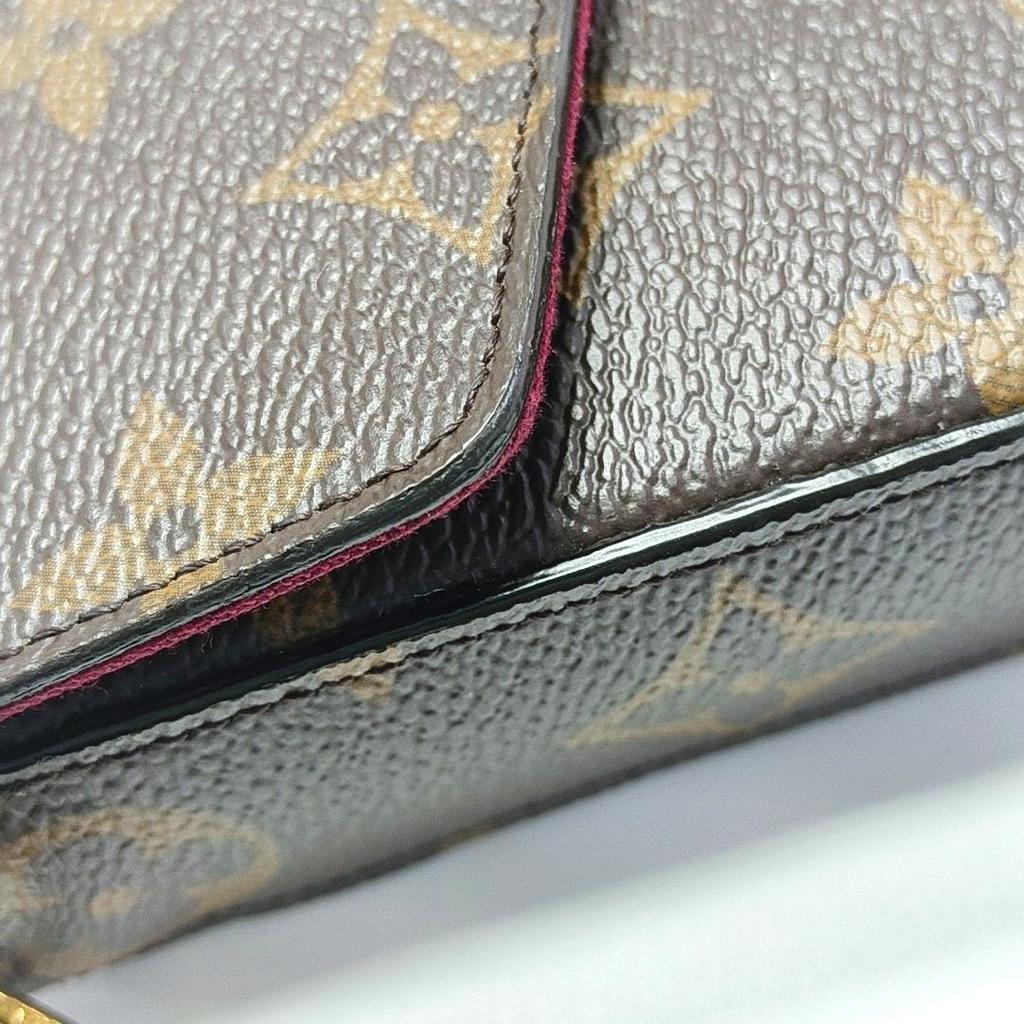 [Pre-Owned] Felicie Pochette Classic Monogram Coated Canvas And Leather Three-In-One Chain Bag - Very Good #1TMOXDJ
