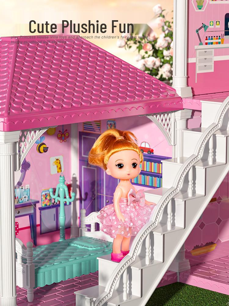 Princess Castle Dollhouse: Pretend Play Toy for Girls Aged 3+
