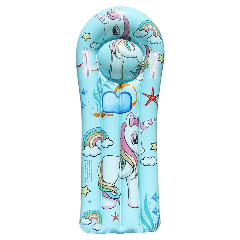 

Надувной матрас из ПВХ, удобная плавающая кровать, портативная, прочная, гладкая, многофункциональная, аксессуары для бассейна синий