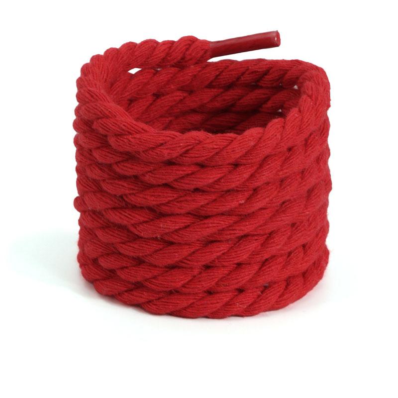 8MM Durable Cotton Shoelaces Replacement Laces for Shoes Round Thick Hemp Rope Shoe Laces Width 8MM Length 120CM Unisex