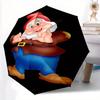 1pc Snow White Happy Dwarf Automatic Open/CloseUmbrella-CuteUmbrella with Cute Design, Portable 3-Fold Compact Umbrella for Men & Women, Val