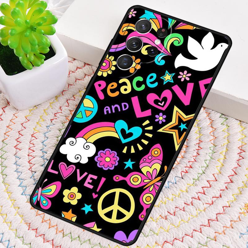 Peacr N Luv Flower Power Slumber Party Phone Case For Samsung Galaxy note 10 pro S26 S25 S24 S23 S22 S21 Plus Ultra Cover