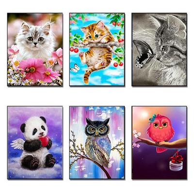 Full Drill 5D Diamond Painting Animals Embroidery Cross Stitch Craft Kit