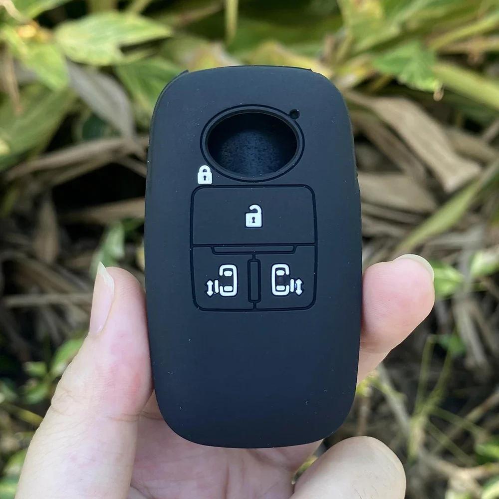 Silicone Car Key Cover Case Shell For Toyota Raize For Daihatsu Rocky 4 Buttons Key Cover Case Car Accessories
