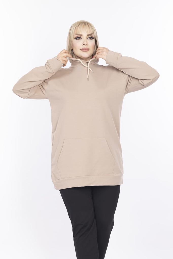 Damska bluza w stylu oversize, odzież plus size, bluza