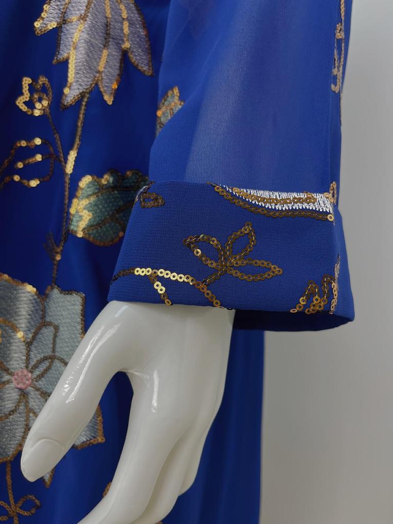 Paillettenstickerei Quastenkleid im Nahen Osten für Damen