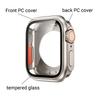 Case+Strap For Apple Watch Band 45mm 44mm 41 42 46mm Smart Silicone Bracelet Iwatch Series 5 6 Se 7 8 9 10 Change To Ultra Case