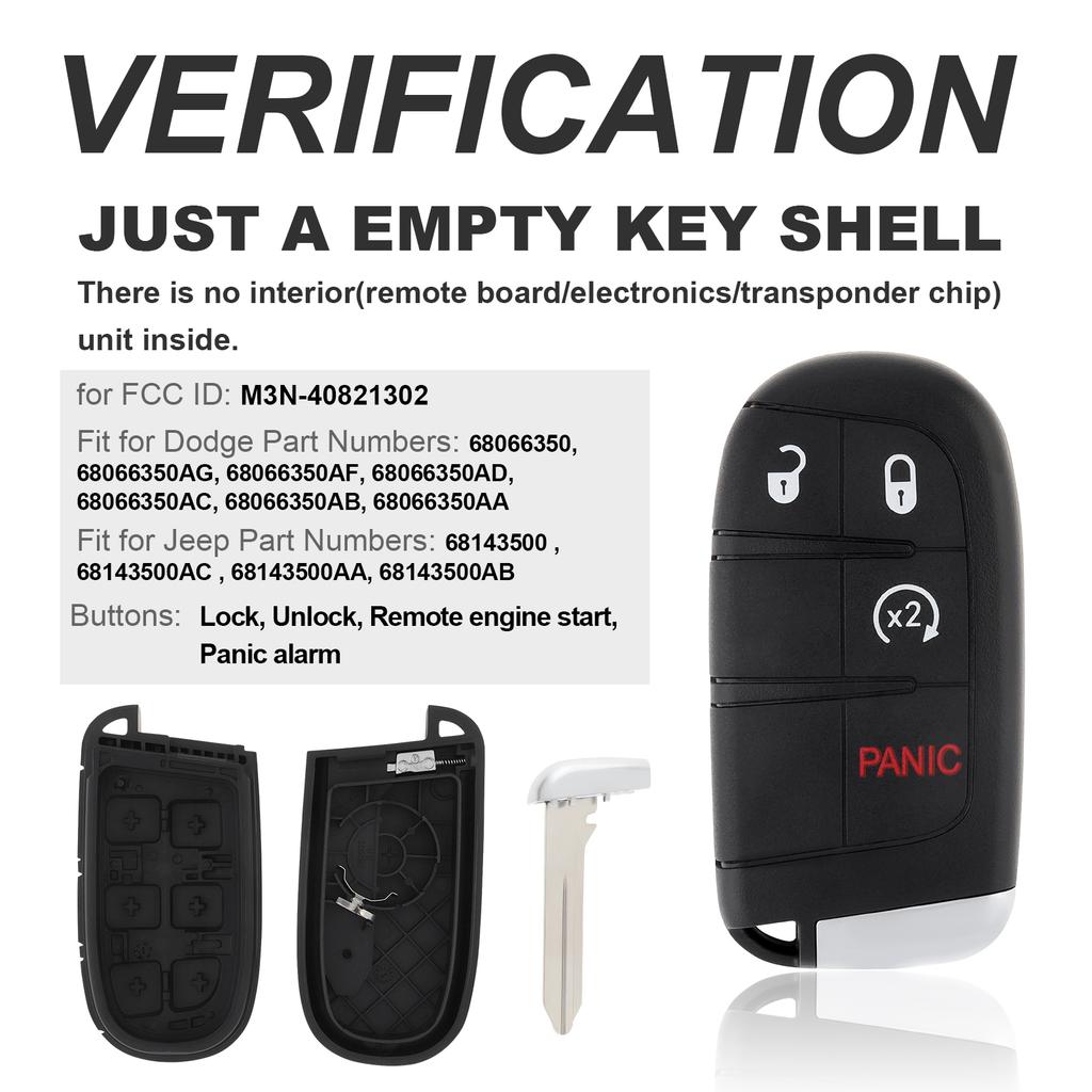 3/4/5 Buttons Car Smart Key Case Shell Fob Silicone Key Cover Fit For Jeep Cherokee Dodge Journey Dart Durango Charger Chrysler
