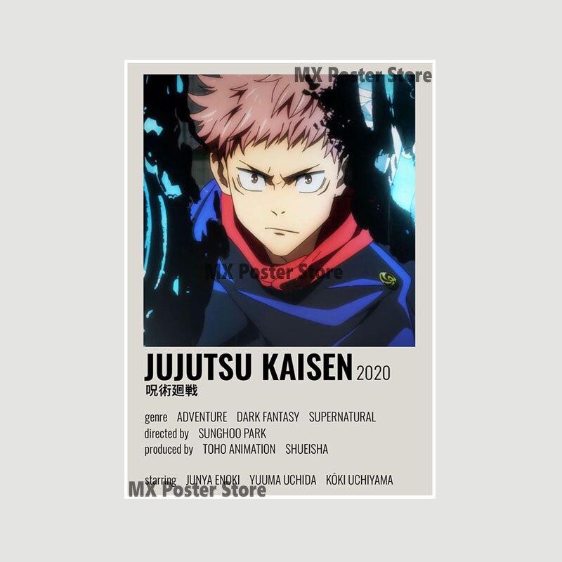 Demon Slayer White Paper Poster Classic Japan Anime Series Art Cartoon Painting Sticker for Home Bar Art Wall Decorative Mural