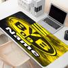Custom Name Personalized Borussia Dortmund Pattern Mousepad, Laptop PC Desk Mat, Decorative Desk Mat for Home Keyboard Pad Gift