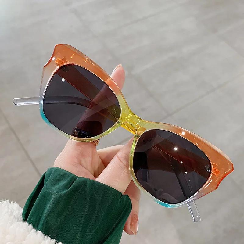 Fashion Retro Luxury Large Oversized Sun Glasses Unisex New Trend Cat Eye Design Sunglasses Fashion Outdoor UV400 Riding Driving Eyewear