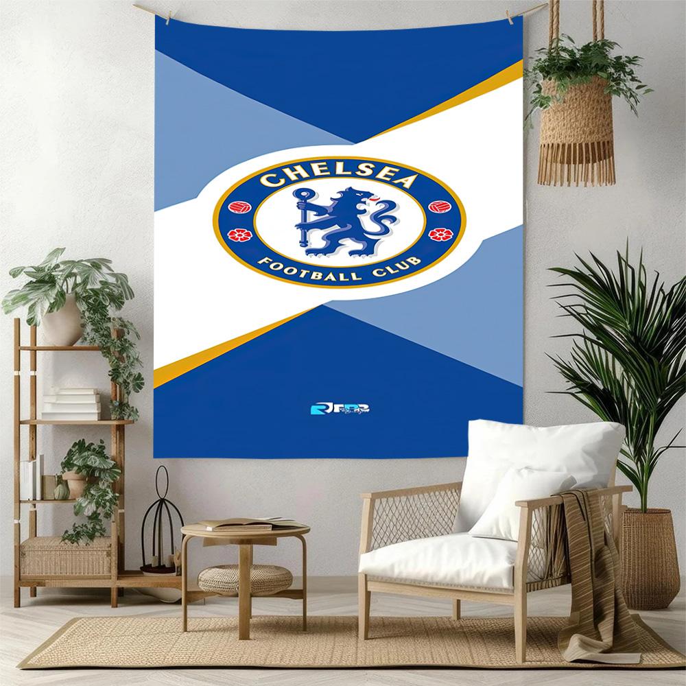 Chelsea Football Club Fans Wall Decor Tapestry Art For Pet Memorial Birthdaywedding Party Backdrop Family Gift