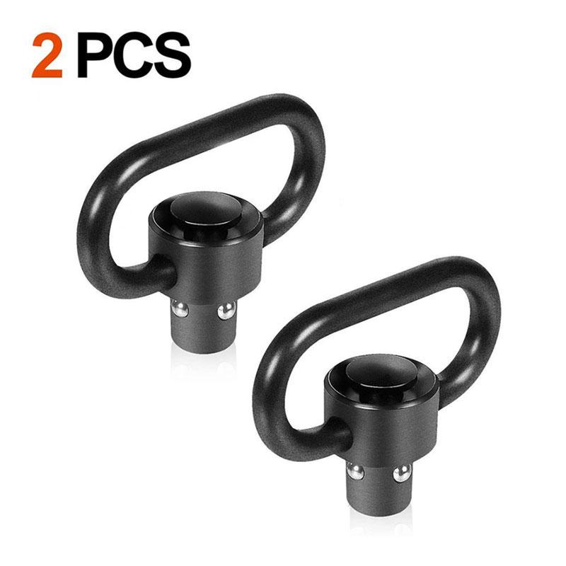 Hunting Strap QD Swivel Adapter 1.25" Quick Release Sling Ring 20mm Picatinny Rail Mlok Base Mounts Crossbody Leg Adapter2