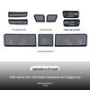 Scratch-Resistant Stainless Steel Dust Cover for Xiaomi YU7 Under-Seat Air Vents.