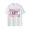 Geld spricht Die Macht des US-Dollars Lustiges Meme T-Shirt Herren Damen 2026 Mode Vintage T-Shirt Männlich Lässig reine Baumwolle T-Shirts