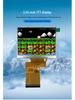 3.45" TFT 640x480 Display Screen with SPI+24bit RGB Interface for Game Console Handheld Terminal