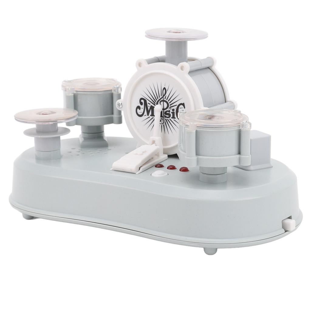 Finger Touch Drum Early Educational Simulation Electronic Tiny Desktop Finger Drum with Sound Light