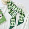 Long silk scarf, high-end new versatile hair tie streamer, atmosphere ribbon, spring and summer decorative scarf, tied bag streamer