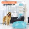 Pet Dog Water Bottle Food Feeder Bowl Auto Adjustable Pet Cat Drinking Fountain Food Water Dispenser Pet Bowl Feeder