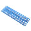 Nut and Bolt Identifier Gauge with 14 SAE & 14 Metric Sizes Thread Gauge Screw Size Checker for Quickly Identify Thread Sizes