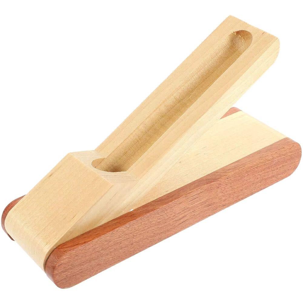 Foldable Wooden Pen Holder Single Double Wooden Pen Box Pen Display Stand Collection Box
