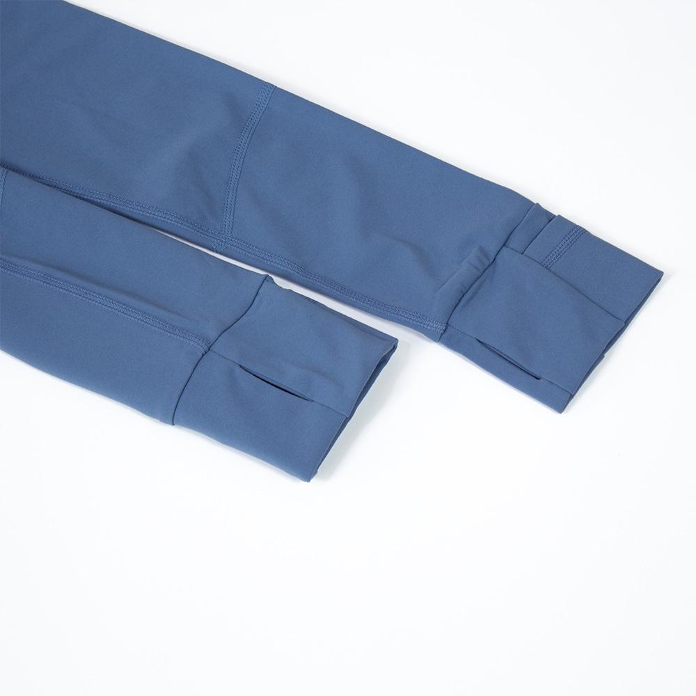 Dámská jednobarevná jógová bunda na zip - Ležérní fitness svršek