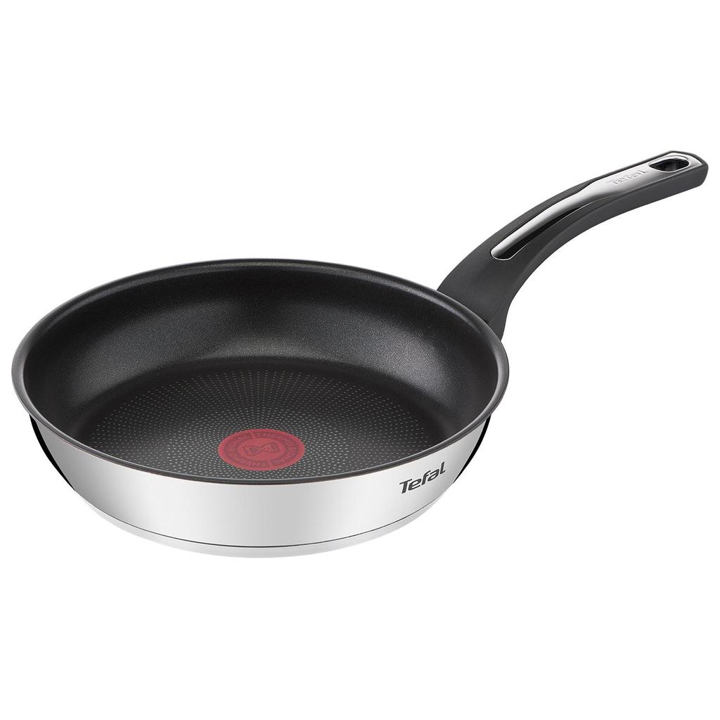 Tefal Emotion Paslanmaz Çelik İndüksiyon Kızartma Tavası (18cm, 20cm, 24cm, 28cm, 30cm) Bulaşık Makinesinde Yıkanabilir Fırında PFOA Gümüş Yok