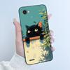 Cute Case For LG Q6 Fundas LG G6 Mini Capa Coque Printing Shell Protective Cover Soft Silicone Cartoon Black Casing