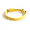 Macaron Color Cute Pet Cat Collars PU Colorful Small Collar for Cats Cat Harness Kitten Collar Pet Air Tag Cat Collar Cats