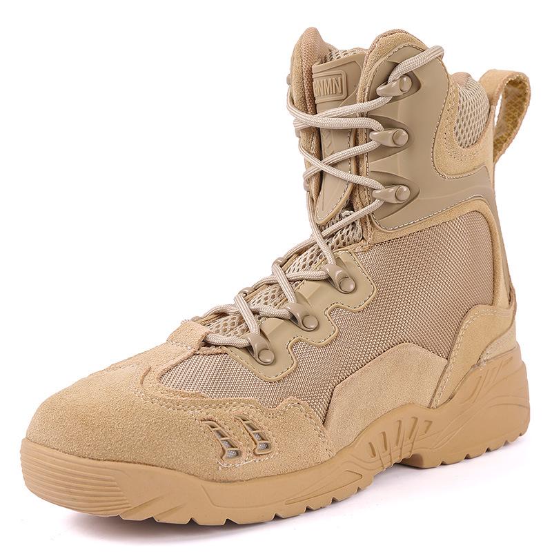 Men'S Outdoor Army Camouflage Combat Boots Shoes Men Anti-Slip Military Tactical Boots 2022 Newest