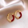 Vintage Luxe Anke La Red 925 Silver Earrings Zircon Studs Minimalist Elegant Fashion Jewelry For Women