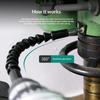 Electric Drill Flexible Shaft Extension Non-slip Handle Screwdriver Bit Holder for Home Renovation Narrow Gap Installation