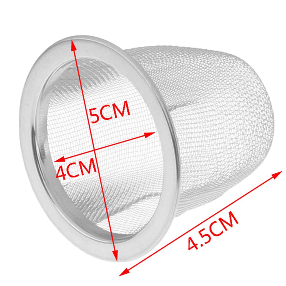 

Teapots Mugs Reusable Herb Stainless Steel Kitchen Strainer Tea Infuser Drinkware Spice Filter 5cm