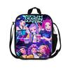 Gedruckte Hexenjäger K-Pop Essensbeutel, Studentin Huntrix Kpop Picknicktasche Kühltasche, Thermoisolierbeutel
