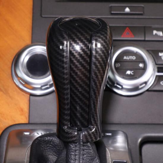 ABS Carbon Fiber Gear Shift Knob Trim Cover For LR Range Rover Sport Vogue 05-13